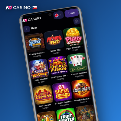 NV Casino mobilní aplikace se sázkovým tiketem na fotbalový zápas a živými kurzy