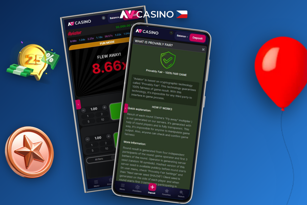 Kryptografický server seed zaručuje ověřitelně férový algoritmus Aviatoru v NV Casino