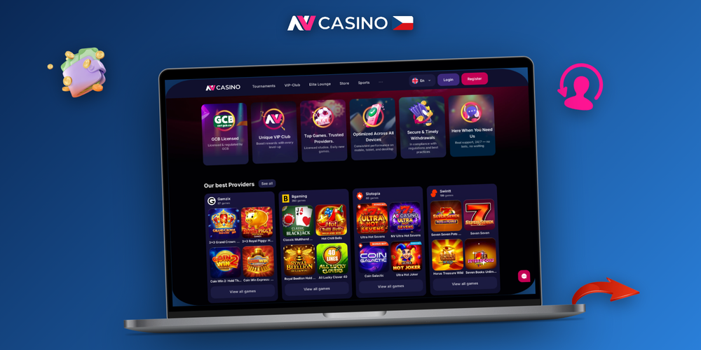 Registrační formulář NV Casino s vyplněným promo kódem BONUSCZ7 v příslušném poli