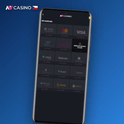 Rychlý výběr peněz z NV Casino přes e-peněženky Skrill a Neteller